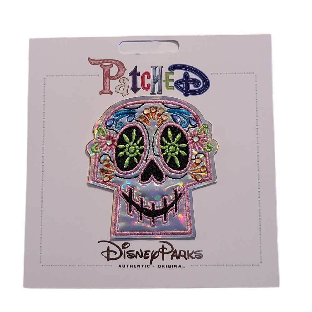 (2) NEW Disney Parks Patched Coco - Skull Patch